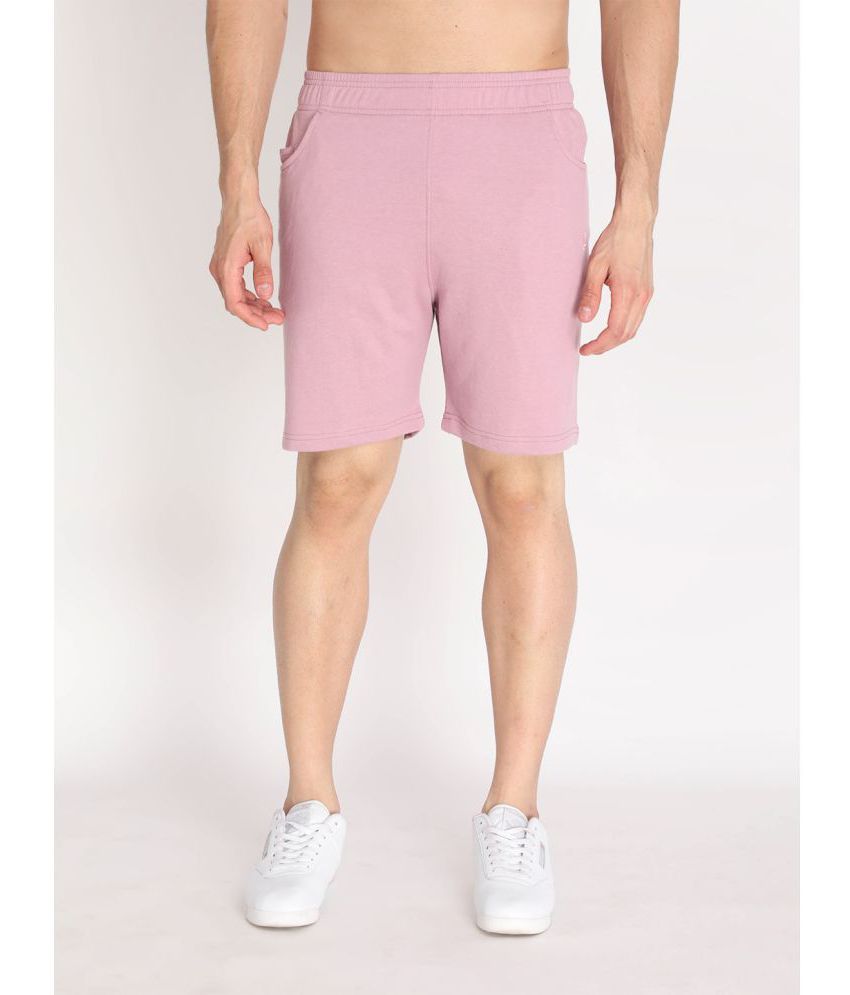     			Chkokko - Pink Cotton Men's Running Shorts ( Pack of 1 )