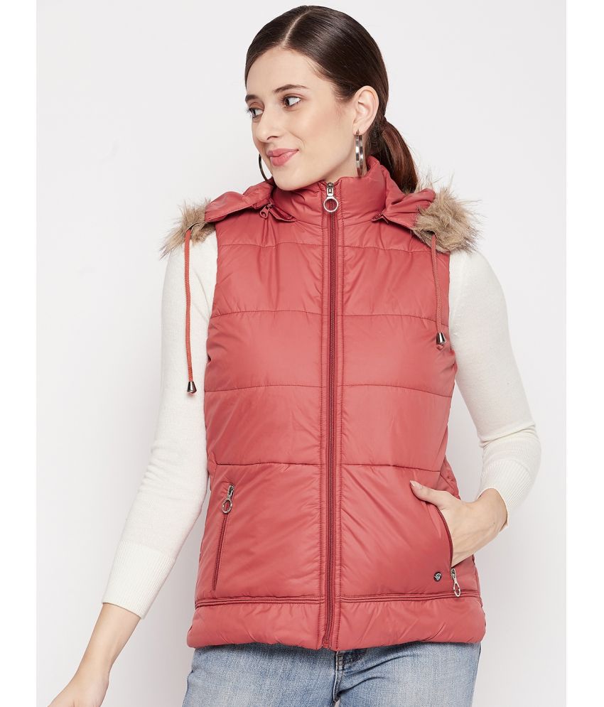 Duke Polyester Red Quilted/Padded Jackets