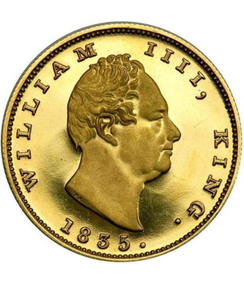     			Hop n Shop - William IIII Two Mohurs Gold Plated 1 Numismatic Coins