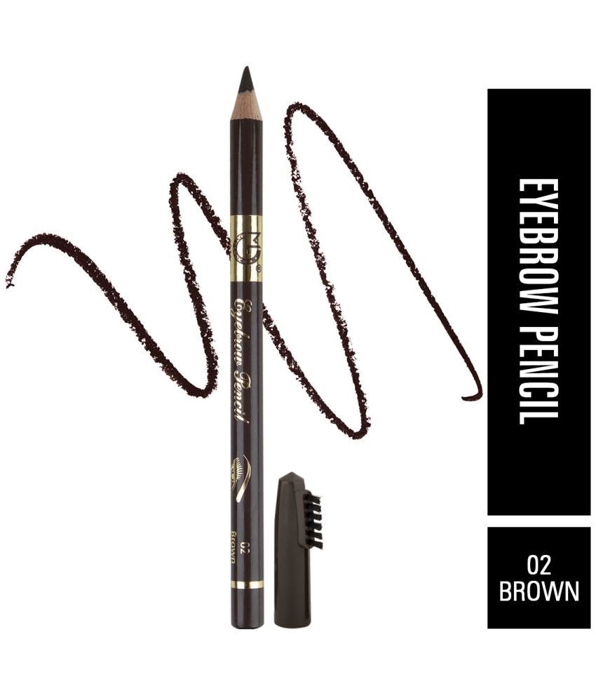     			Mattlook Eyebrow Pencil Long Lasting Formula, Professional Stylist, Brown, Pack of 6 (7.2gm)