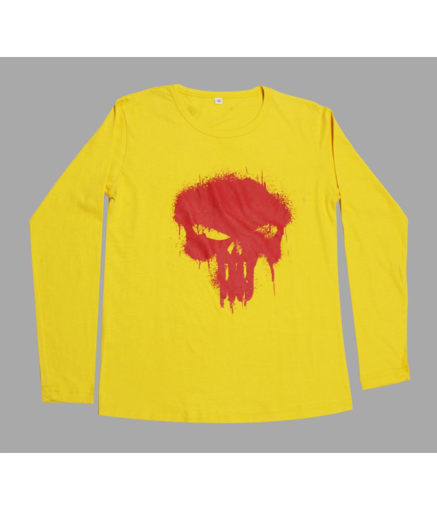 Diaz - Yellow Cotton Blend Boy's T-Shirt ( Pack of 1 )