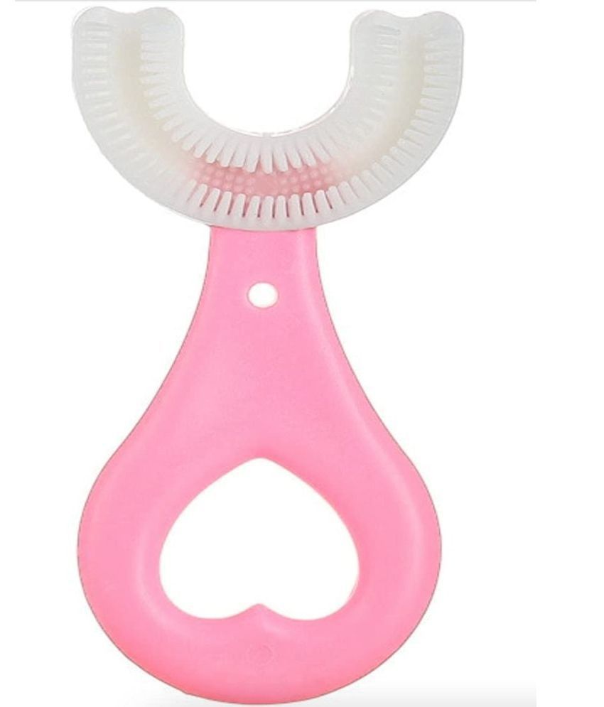 KicHapp Multi-Colour Silicone Baby Toothbrush ( 1 pcs )