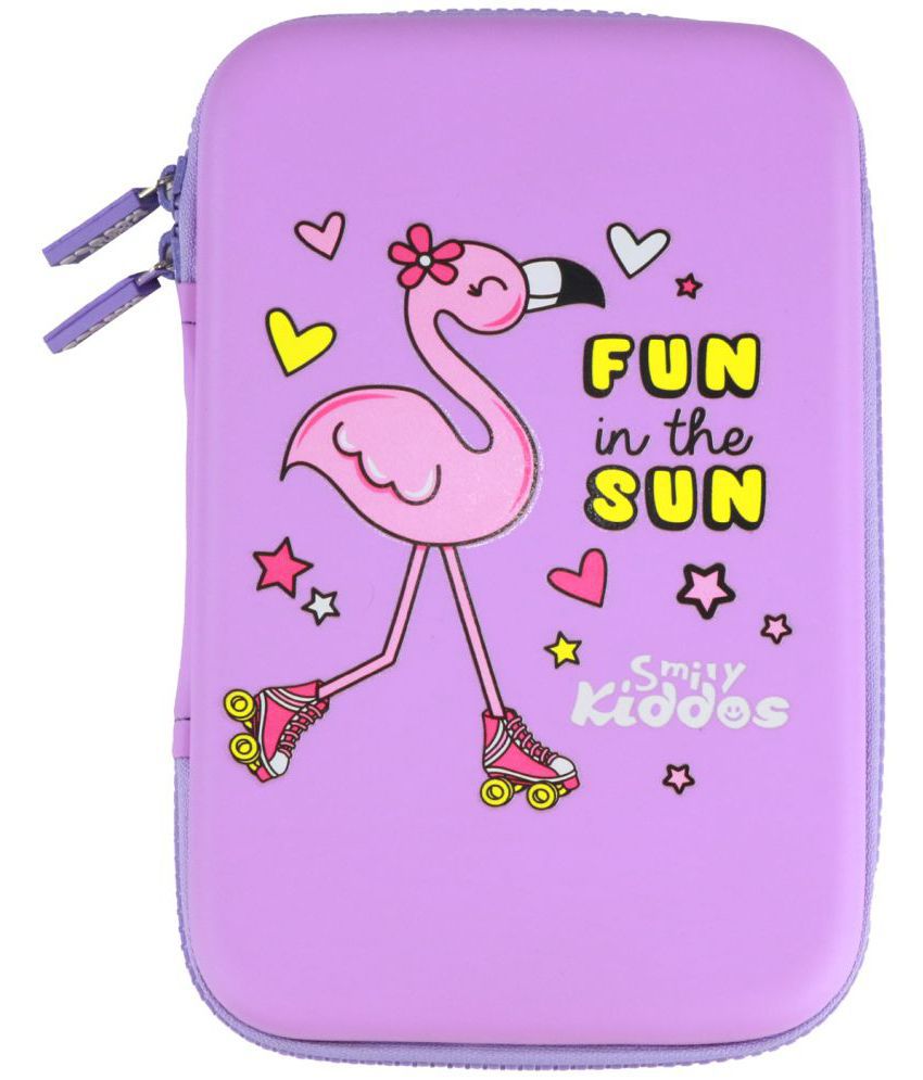     			Smily kiddos Single Compartment Fun Flamingo Theme - Purple