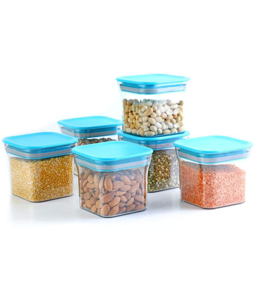     			Analog kitchenware - Polyproplene Blue Dal Container ( Set of 6 - 550 )