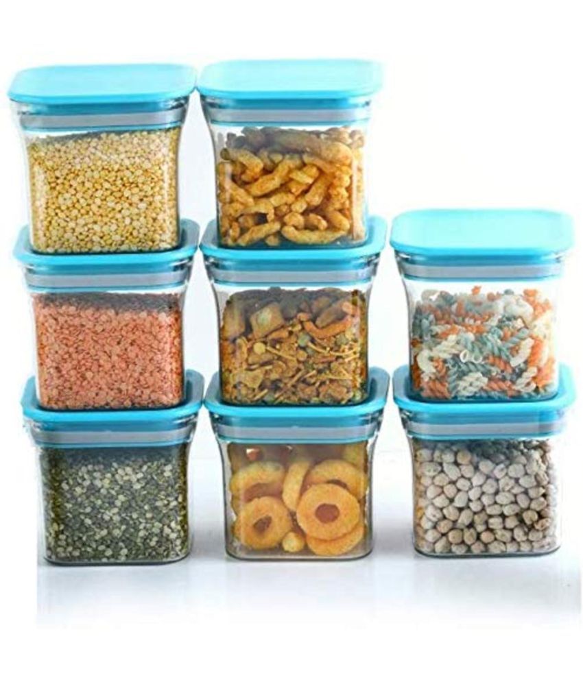     			Analog kitchenware - Polyproplene Blue Dal Container ( Set of 8 - 550 )