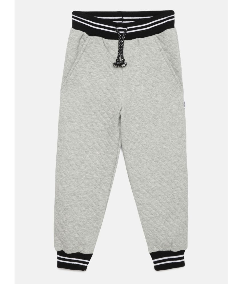     			Mackly - Grey Melange Polyester Boys Trackpant ( Pack of 1 )