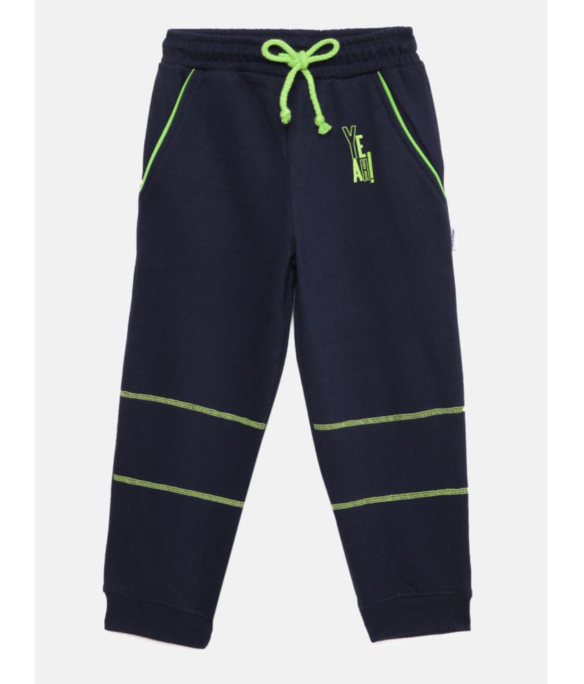     			Mackly - Navy Cotton Boys Trackpant ( Pack of 1 )