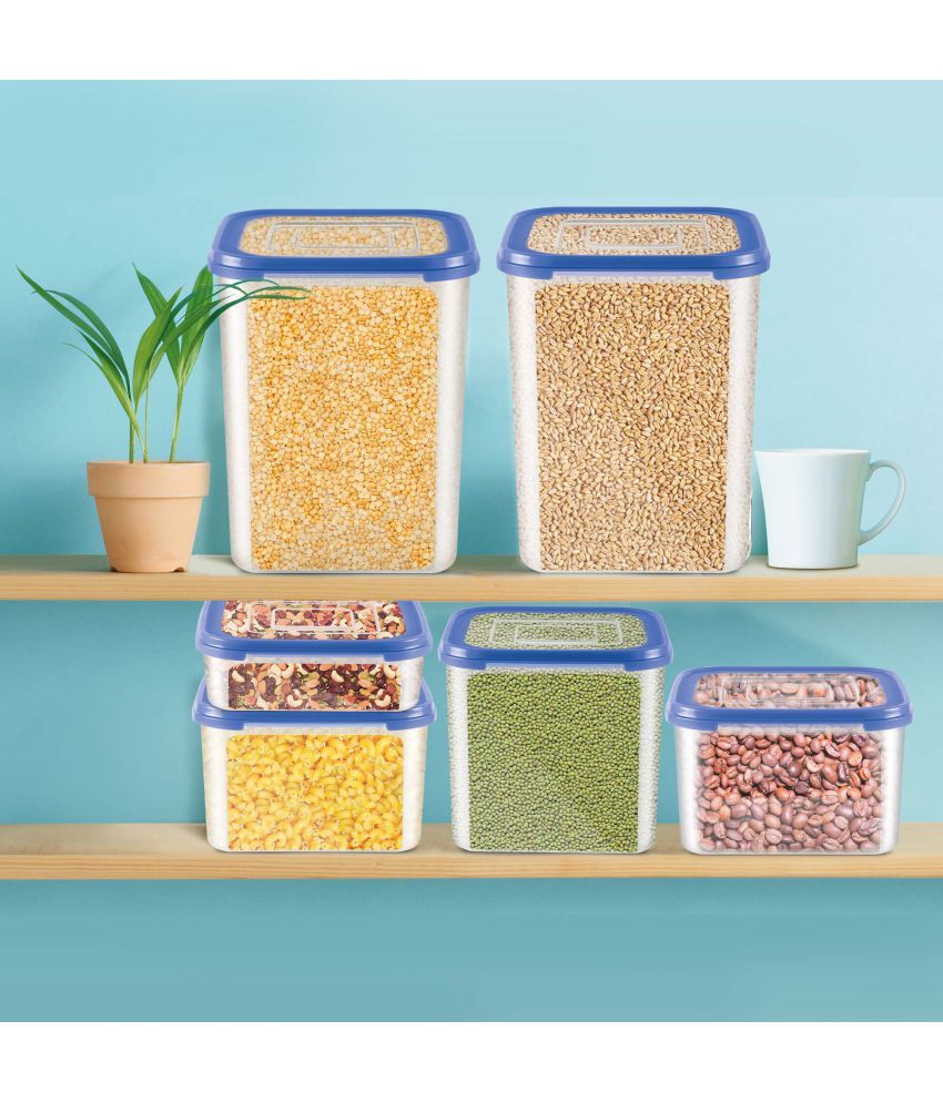 Milton Stacko 360 degree Plastic Storage Container (6/8/9/7) Set of 5