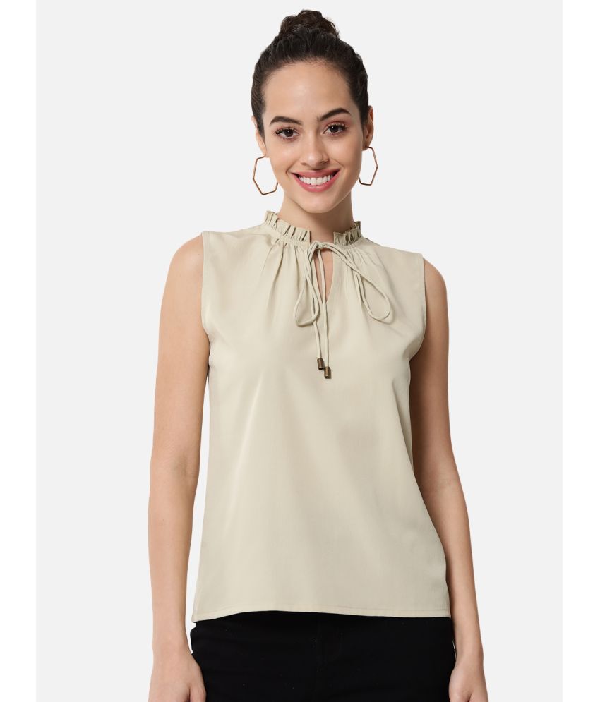     			ALL WAYS YOU - Beige Polyester Women's Regular Top ( Pack of 1 )