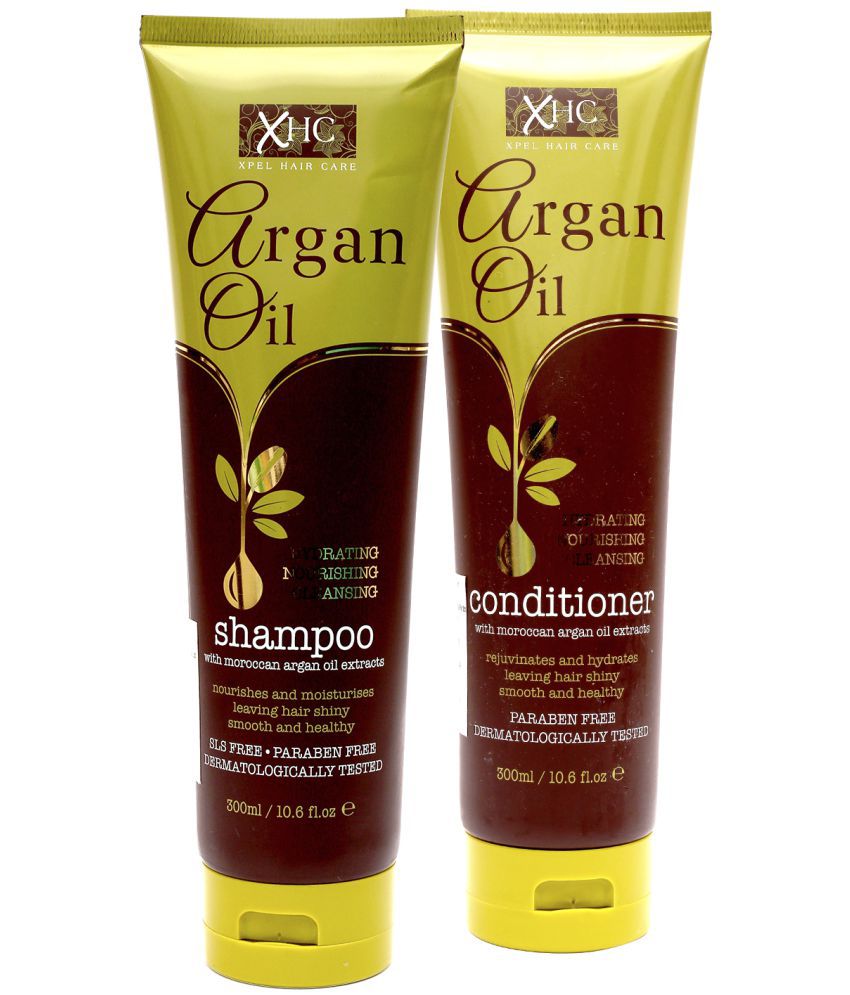     			Argan Oil Shampoo & Conditioner Combo For Dry & Frizzy Hair, with Moraccan Argan Oil, Nourishes and Moisturises For Frizz-Free & Healthy Hair