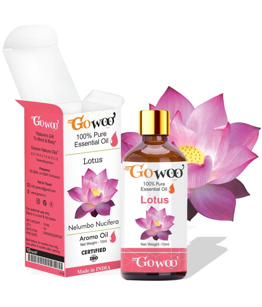     			GO WOO 100% Pure Fragrances Undiluted, Virgin White Lotus Oil (10ml)