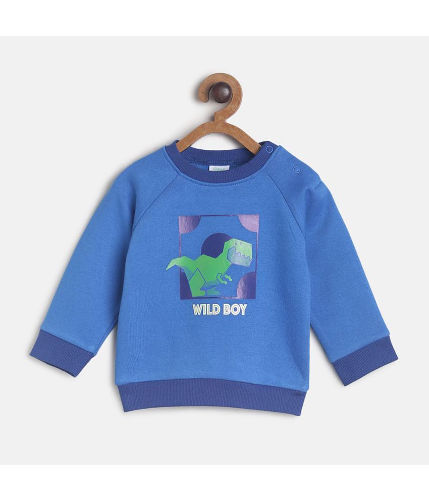     			MINIKLUB Baby Boy Blue Sweat Shirt Pack Of  1