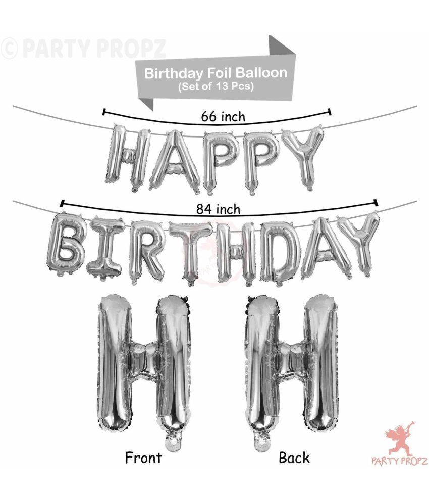 Party Propz Happy Birthday Balloons Decoration Kit 33Pcs For Kids