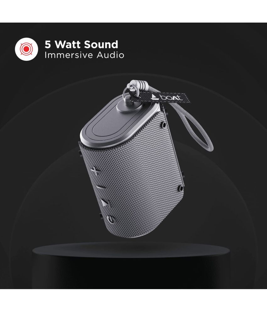 boAt Stone Grenade Bluetooth Speaker Silver Buy boAt Stone Grenade