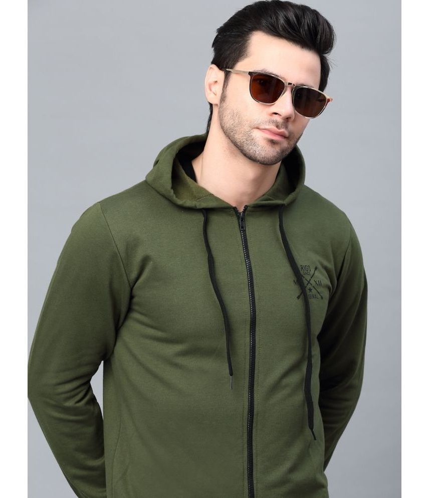     			Rigo - Green Fleece Regular Fit Men's Casual Jacket ( Pack of 1 )