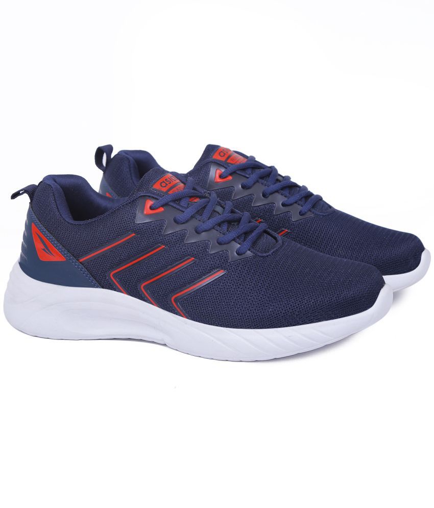     			ASIAN - Battle-05 Navy Blue Men's Sports Running Shoes