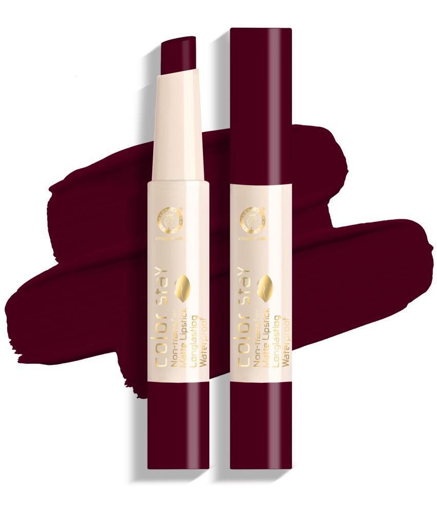     			Colors Queen - Wine Matte Lipstick 6