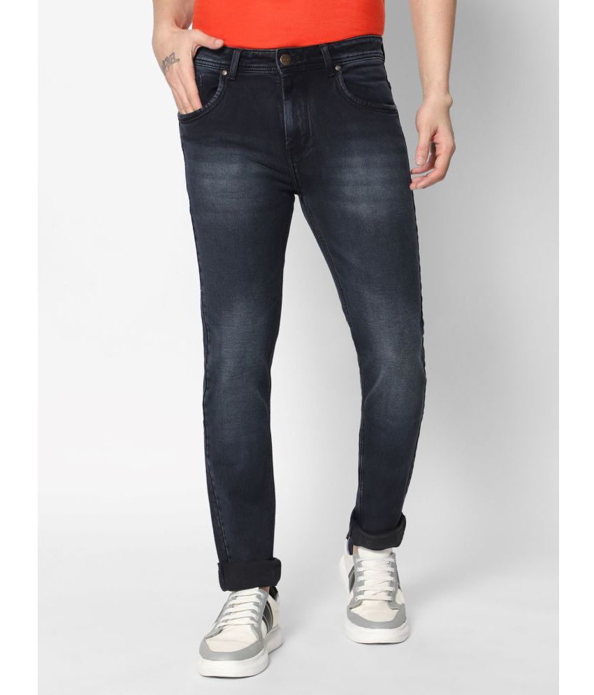     			HJ HASASI - Black Cotton Regular Fit Men's Jeans ( Pack of 1 )
