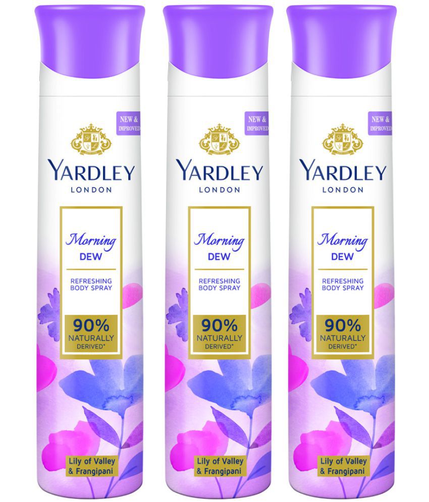     			Yardley London - Deodorant Spray for Women 150 ml ( Pack of 3 )