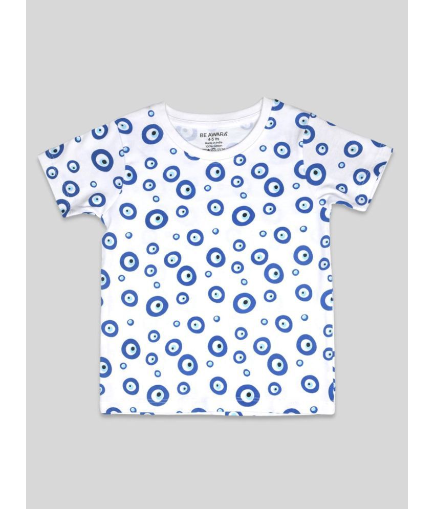     			Be Awara - White Unisex T-Shirt ( Pack of 1 )