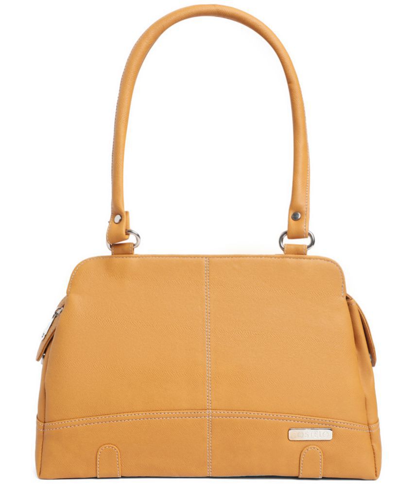     			Fostelo - Orange PU Shoulder Bag