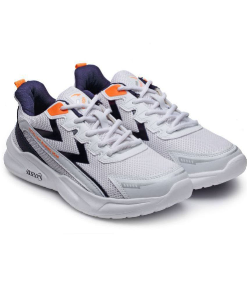 ASIAN - NEWTON-09 White Men's Sports Running Shoes
