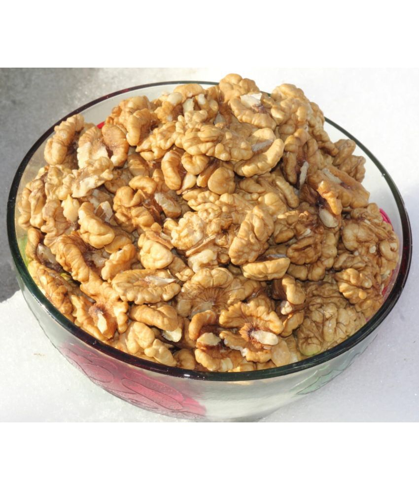     			Kashmiri Walnut kernels, 4-6PCs Broken Akhrot Giri without Shell (1kg), Pack of 1