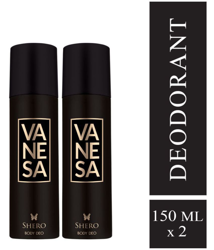     			Vanesa Shero Deodorant Spray For Women 150Ml Each (Pack Of 2)