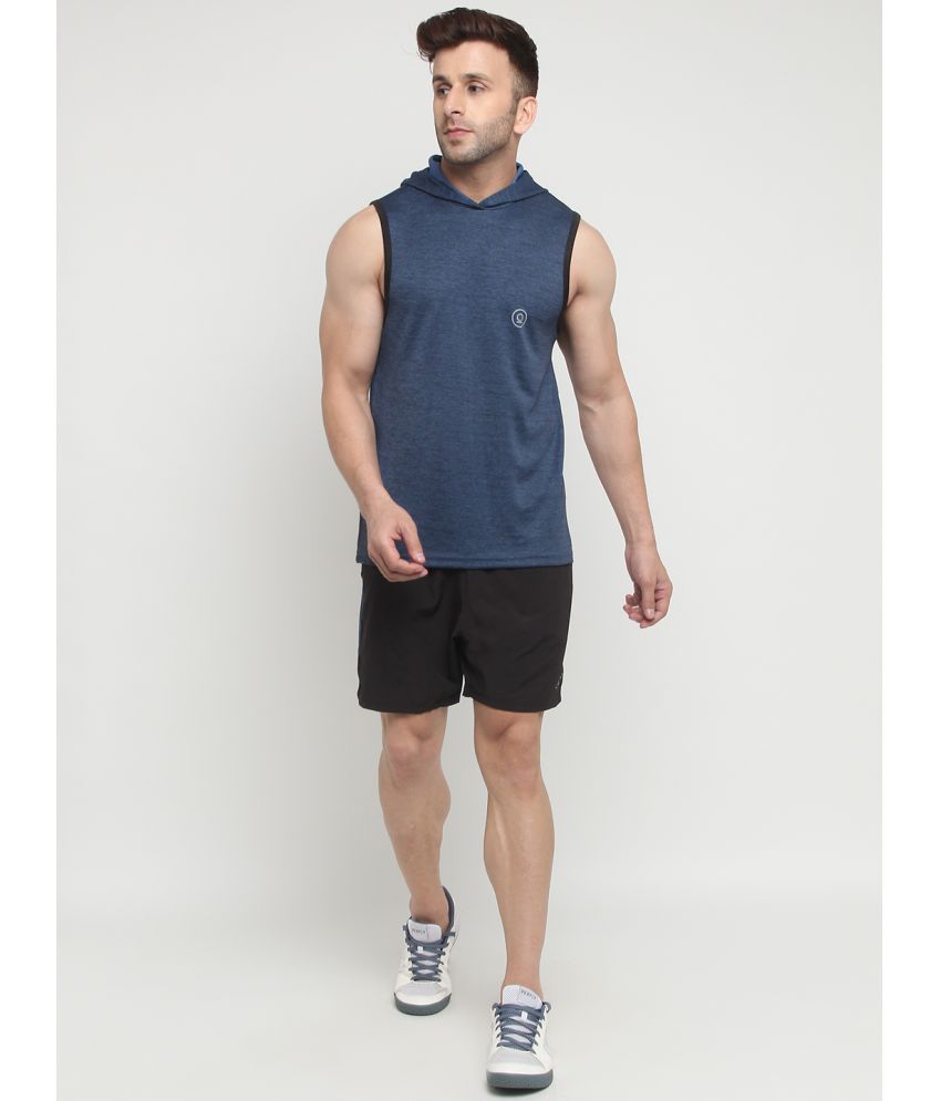     			Chkokko - Blue Polyester Regular Fit Self Design Men's Sports Tracksuit ( Pack of 1 )