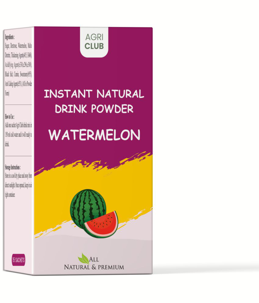     			AGRI CLUB Watermelon Drink Powder Instant Mix 225 gm