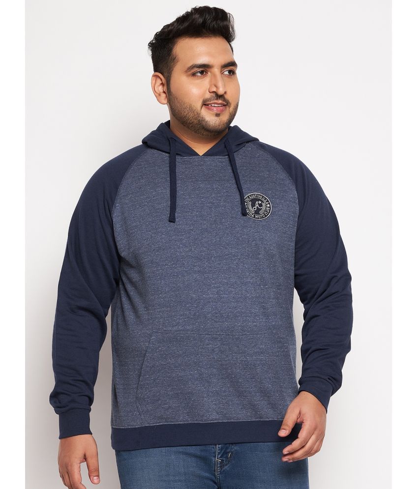     			AUSTIVO - Navy Blue Cotton Blend Regular Fit Men's Sweatshirt ( Pack of 1 )