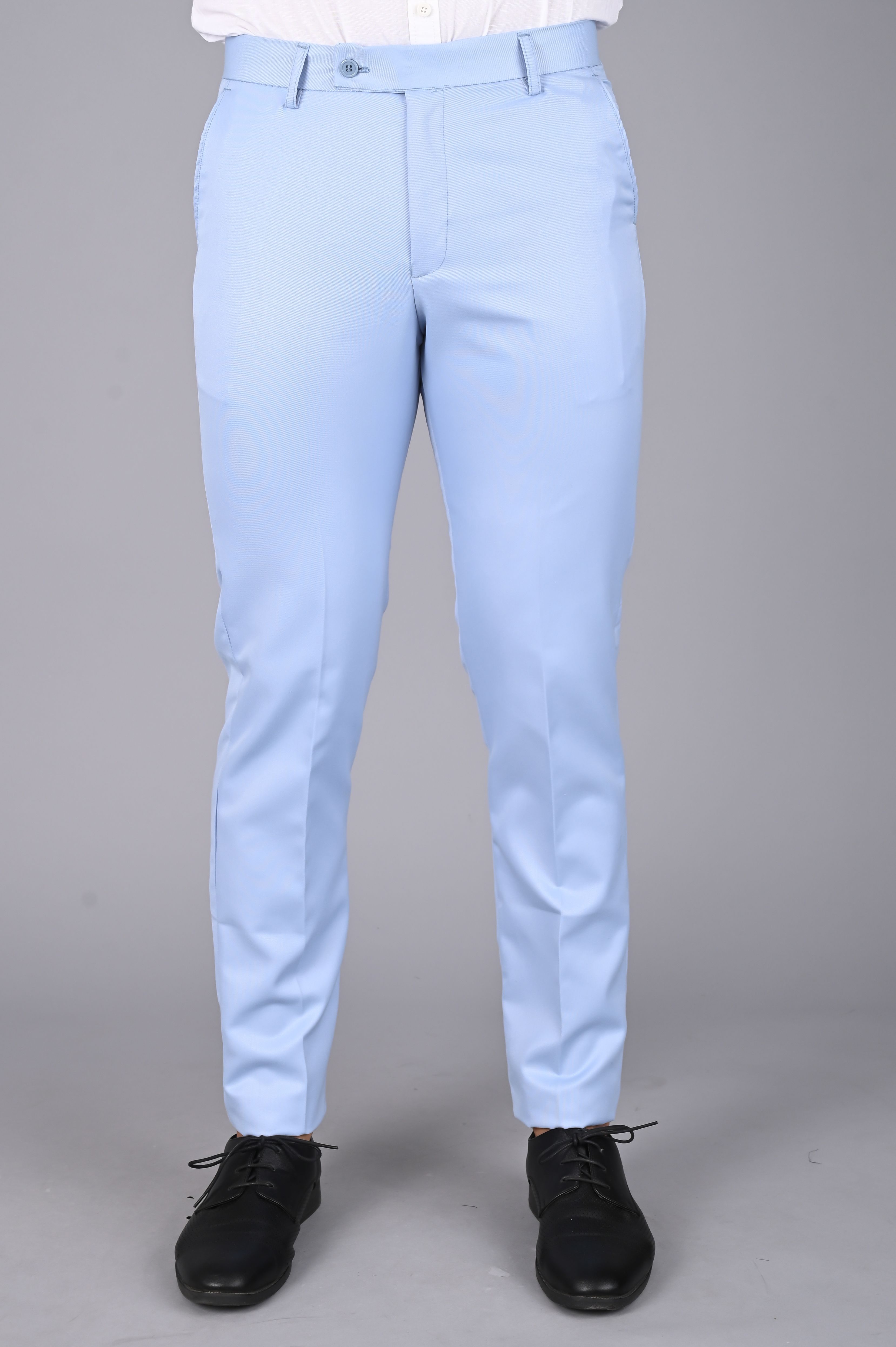     			MANCREW - Blue Viscose Slim - Fit Men's Formal Pants ( Pack of 1 )