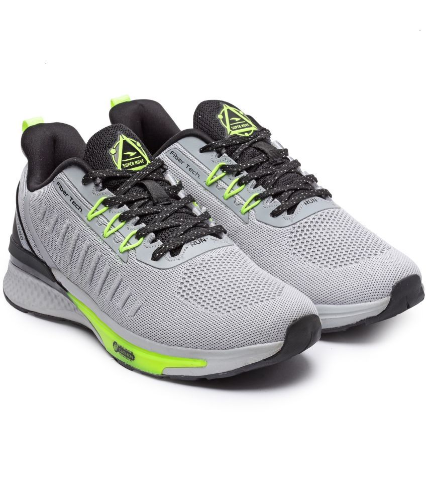 ASIAN - Fiber-04 Gray Men's Sports Running Shoes