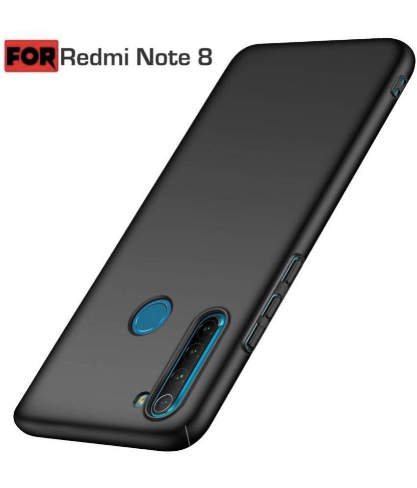     			Spectacular Ace - Black Silicon Silicon Soft cases Compatible For Xiaomi Redmi Note 8 ( Pack of 1 )