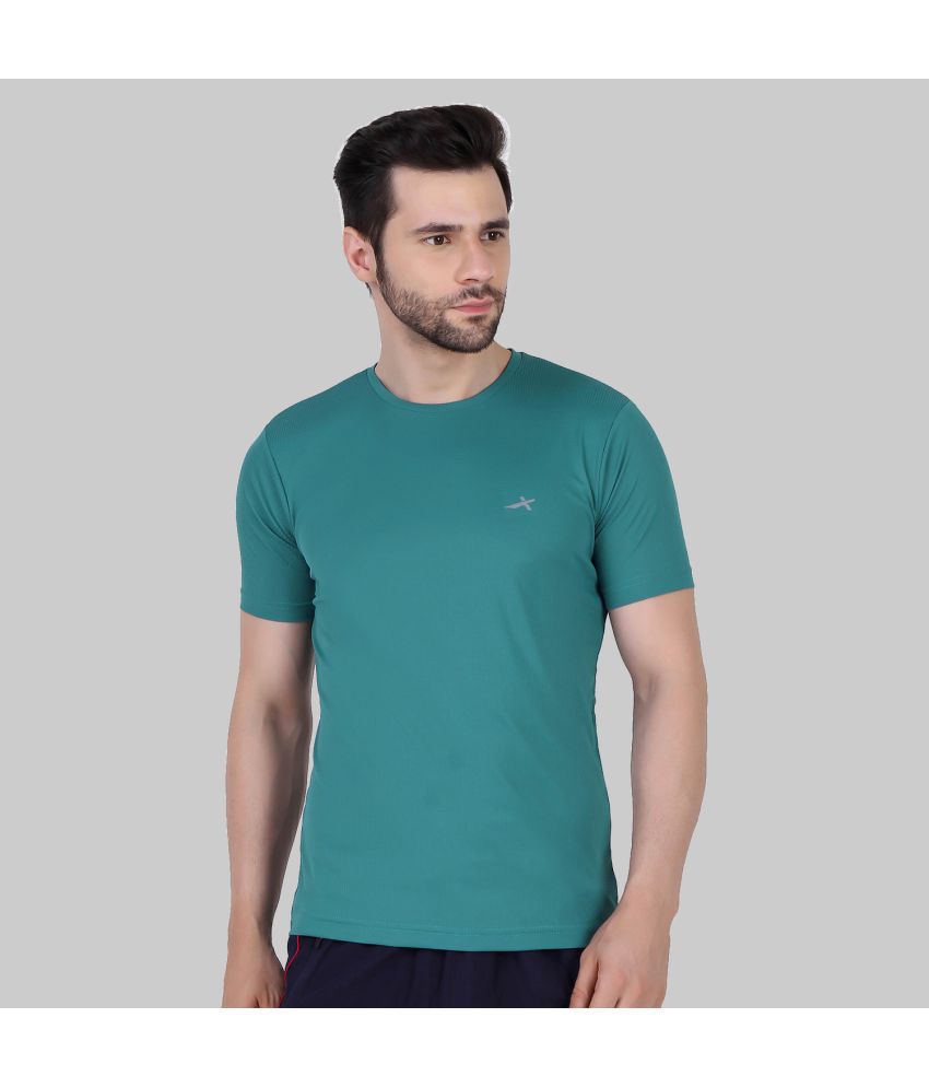     			Vector X - Green Polyester Regular Fit Men's Sports T-Shirt ( Pack of 1 )