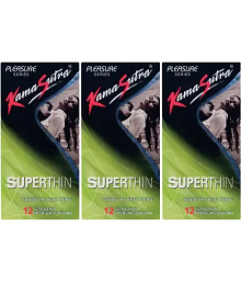 KamaSutra, Superthin Condom (Pack of 3, 36S)