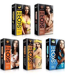 Skore Mix Flavour combo pack condom, (Pack of 5)