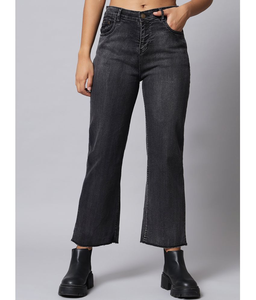 Q-rious - Black Denim Lycra Women's Jeans ( Pack of 1 )