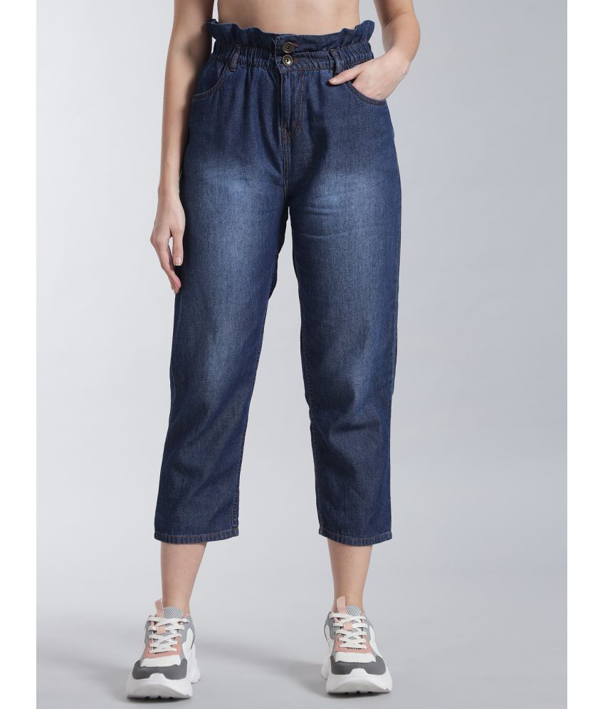Q-rious - Navy Blue Denim Lycra Women's Jeans ( Pack of 1 )