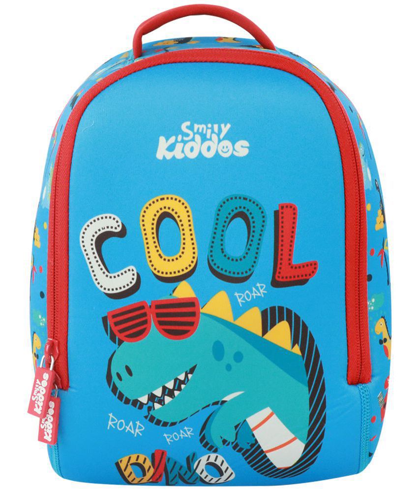 SmilyKiddos 8 Ltrs Blue Polyester College Bag