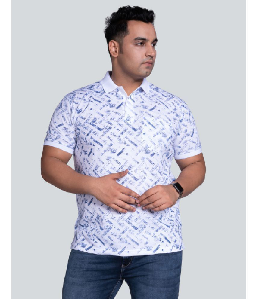     			Xmex - White Cotton Blend Regular Fit Men's Polo T Shirt ( Pack of 1 )