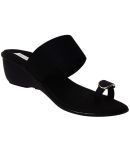 Feel It - Black Women's Slip On Heels