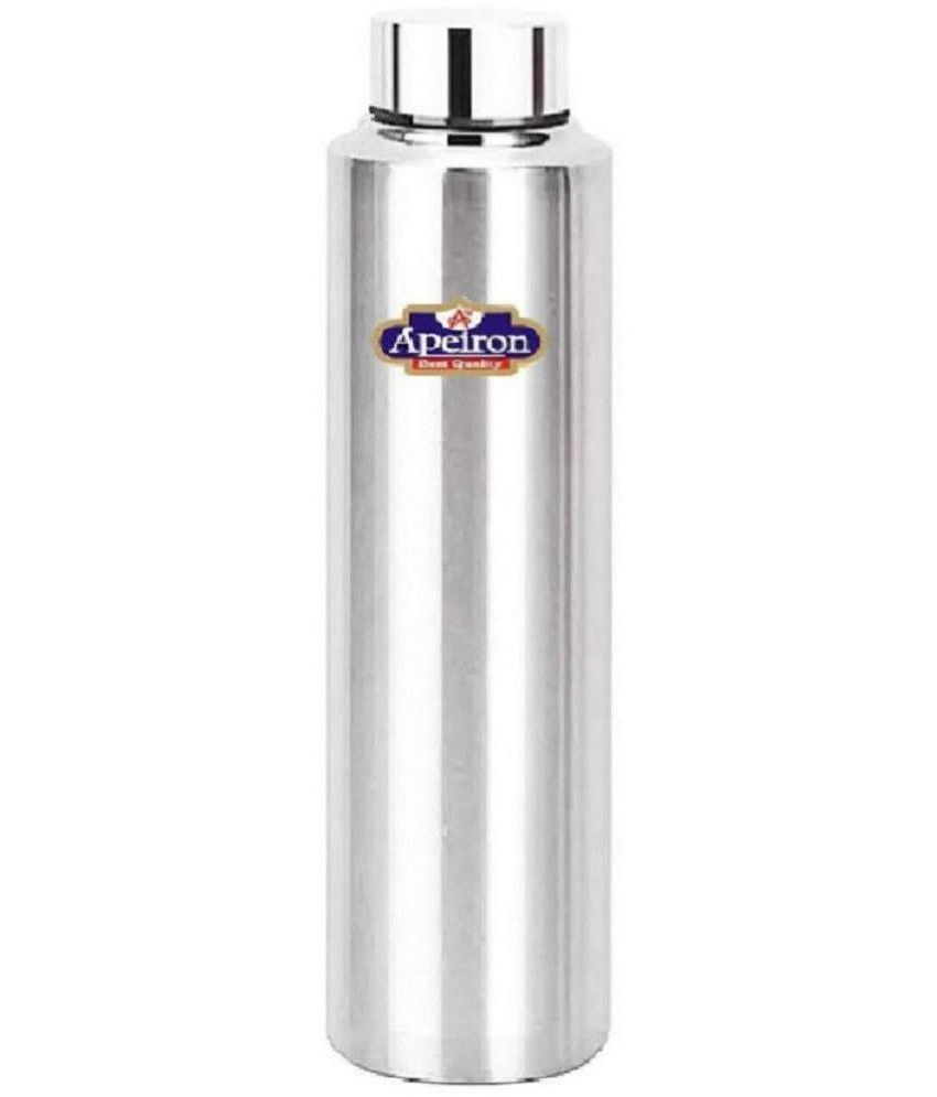     			APEIORN - Silver Fridge Water Bottle ( Pack of 1 )