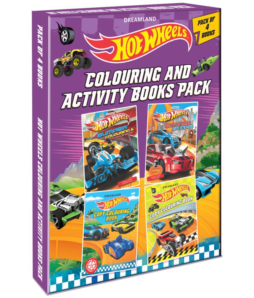     			Hot Wheels Colouring and Activity Boos Pack ( A Pack of 4 Books)