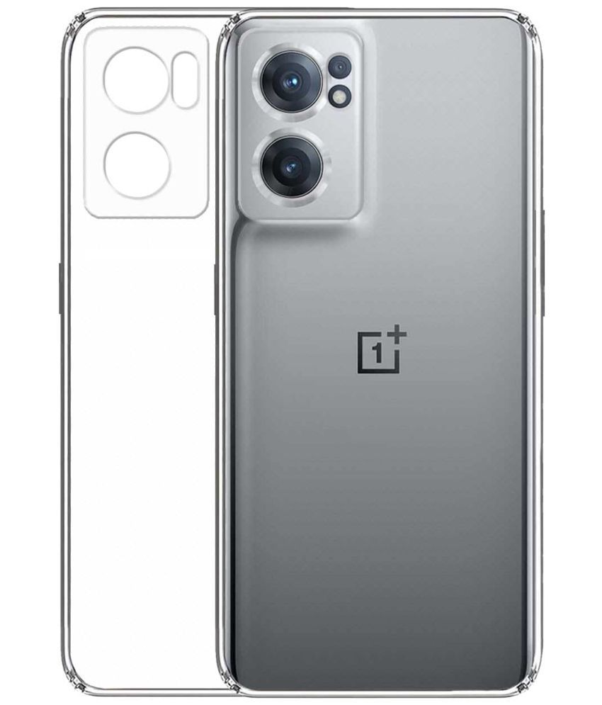     			Kosher Traders - Transparent Silicon Plain Cases Compatible For Oneplus Nord Ce2 5g ( Pack of 1 )