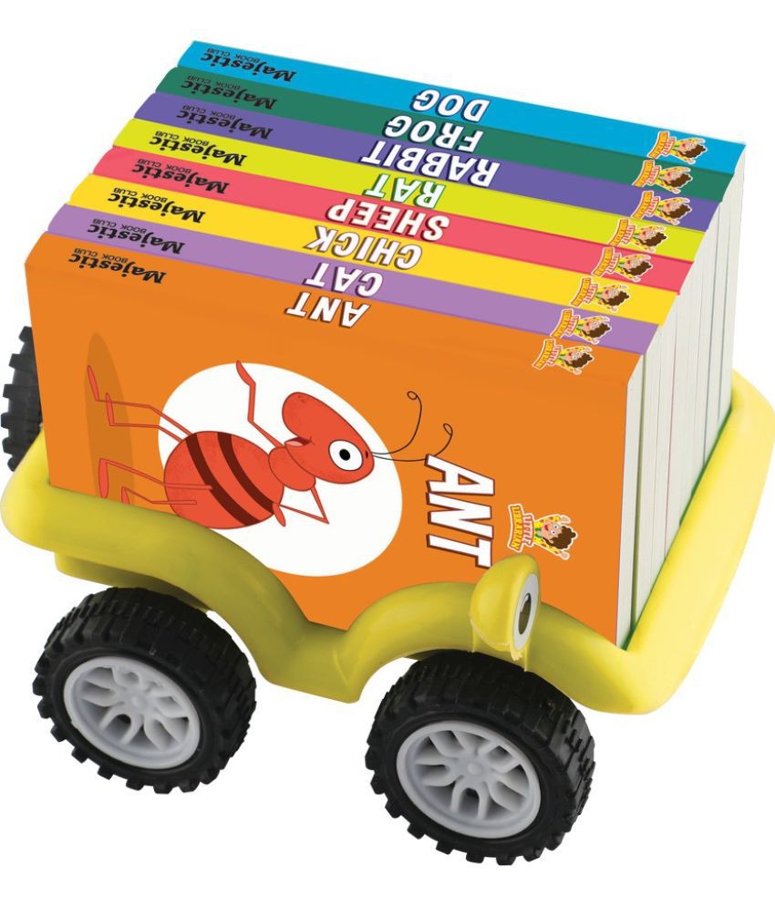     			MY FIRST LEARNING  LIBRARY- ANIMAL IN ACTION  - SET OF 8 BOOKS WITH BEAUTIFUL CAR , PRESCHOOL PICTURE BOOKS , GIFT PACK FOR KIDS , BOOKS FOR KIDS