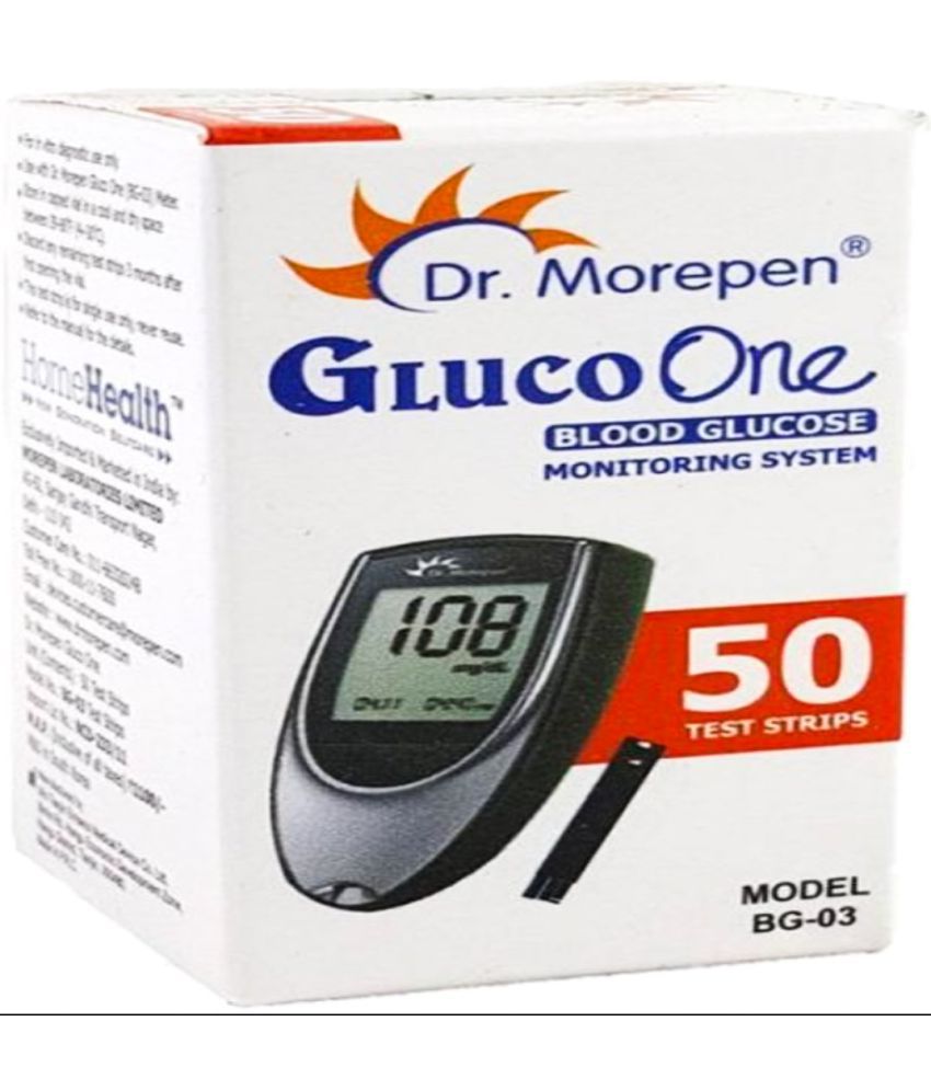 Dr. Morepen - 50 Test Strips Only 31-50 Strips