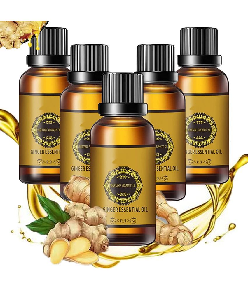     			Oilanic Fat Loss Oil Ginger Weight Loss Oil Shaping & Firming Oil 30 mL Pack of 5