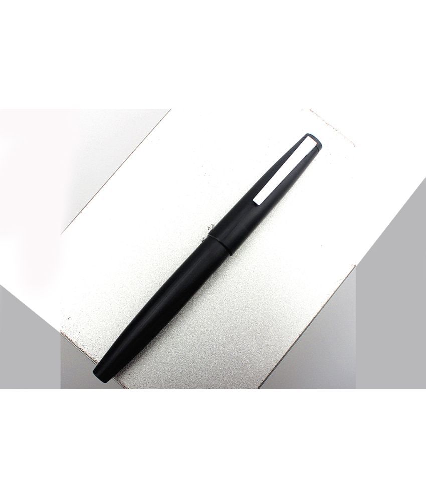     			SRPC - JINHAO 80 Fiber Matte Charcoal Black Fine Nib , With Converter Fountain Pen