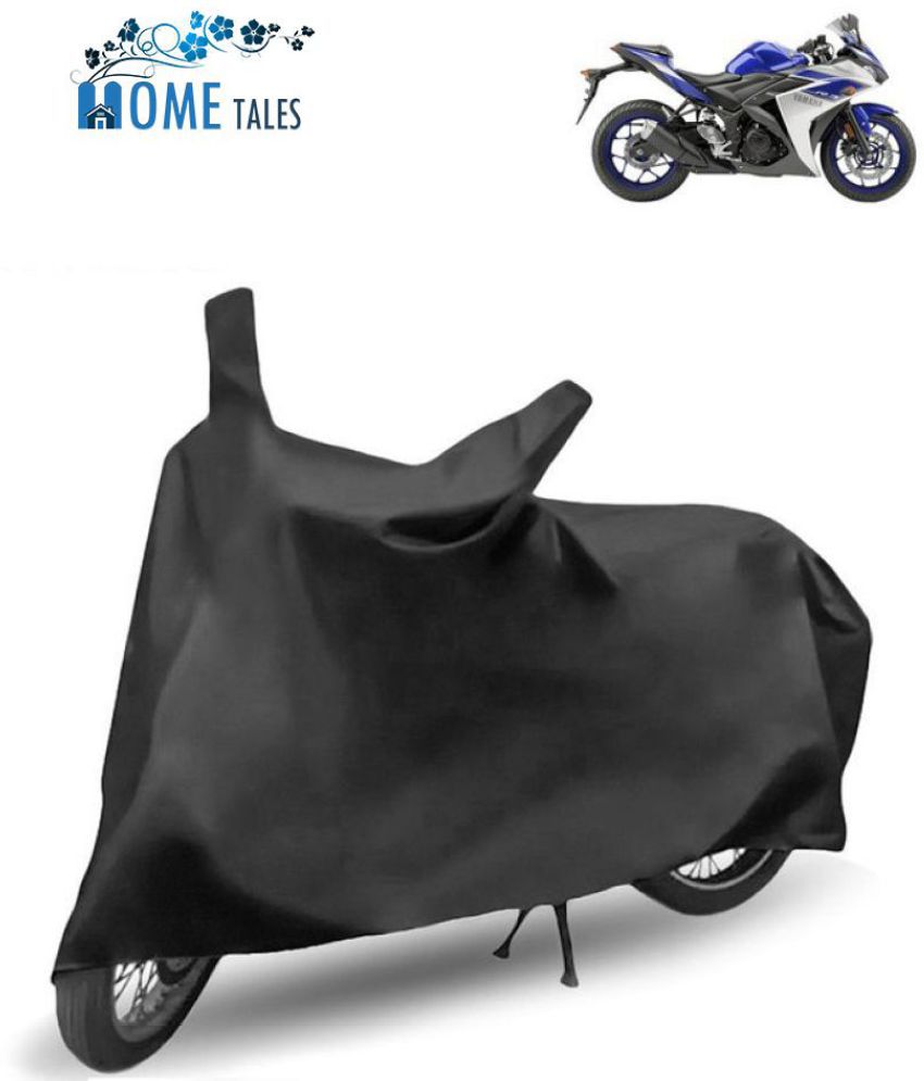     			HOMETALES - Black Bike Body Cover For Yamaha YZF-R3 (Pack Of1)